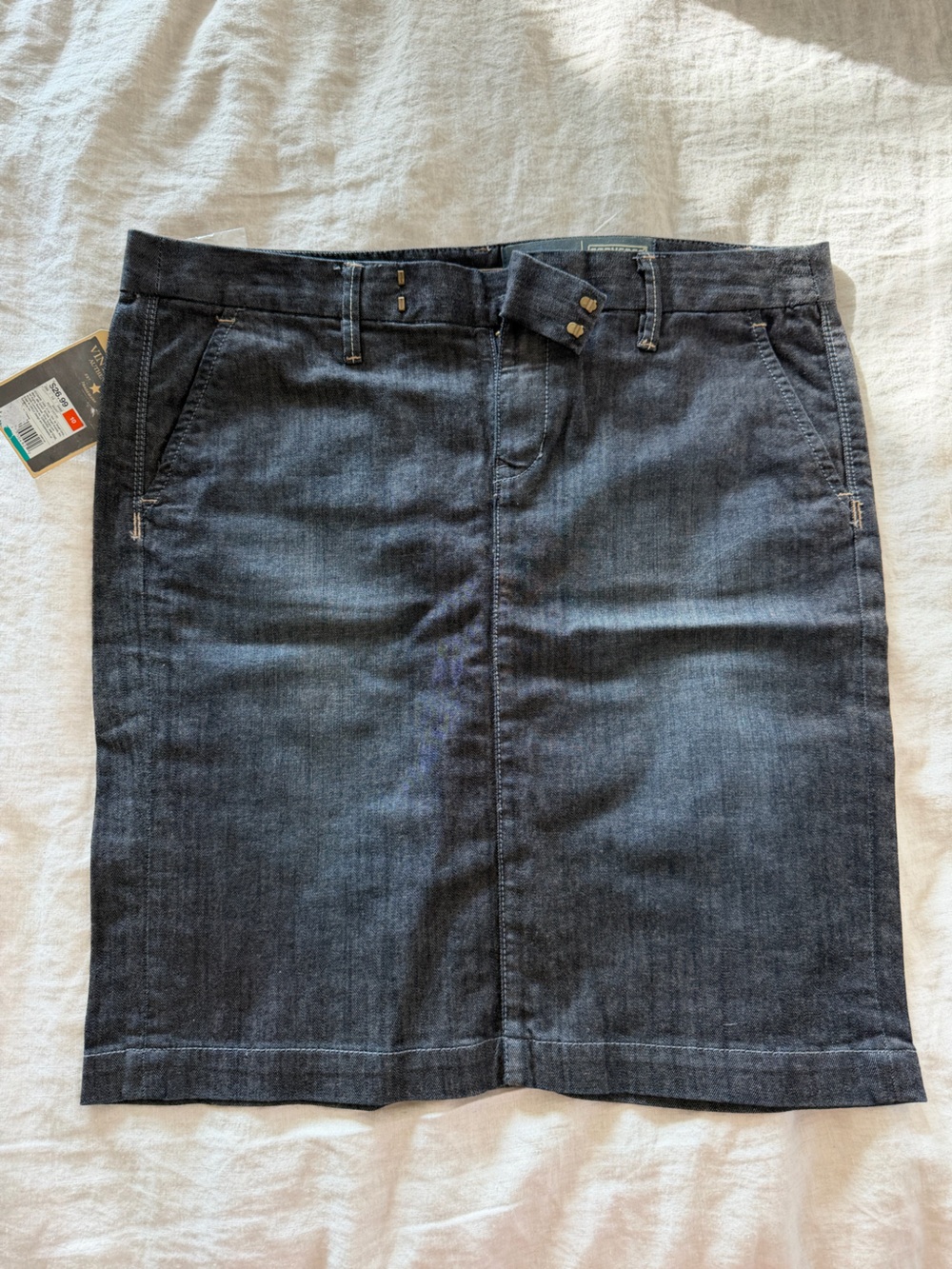Converse Dark Blue Denim Pencil Skirt